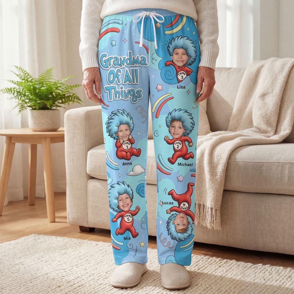 Love For Grandma Pajama Pants - Custom Photo Gifts For Grandmas 02nati130326