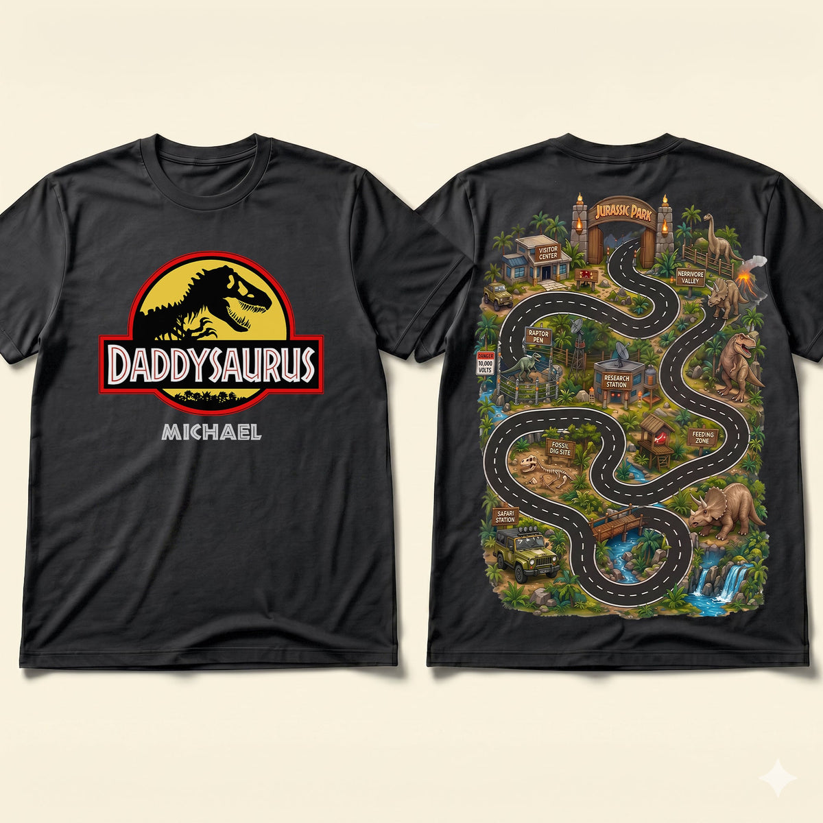 Adventure Map Shirt - Personalized Gifts For Dad 04NATI210526