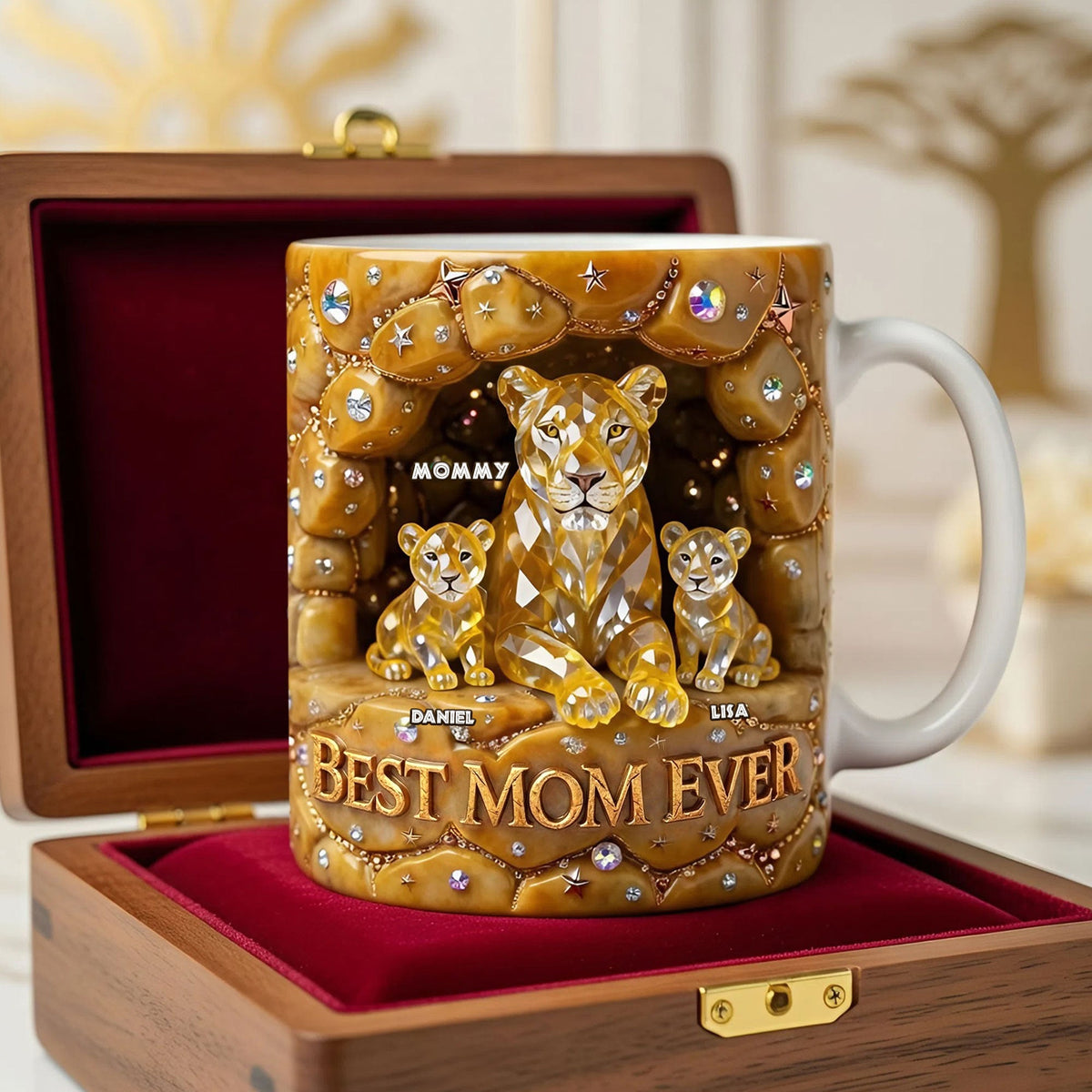 Best Lion Mom Ever Coffee Mug - Personalized Gifts For Mothers 04ohti070426