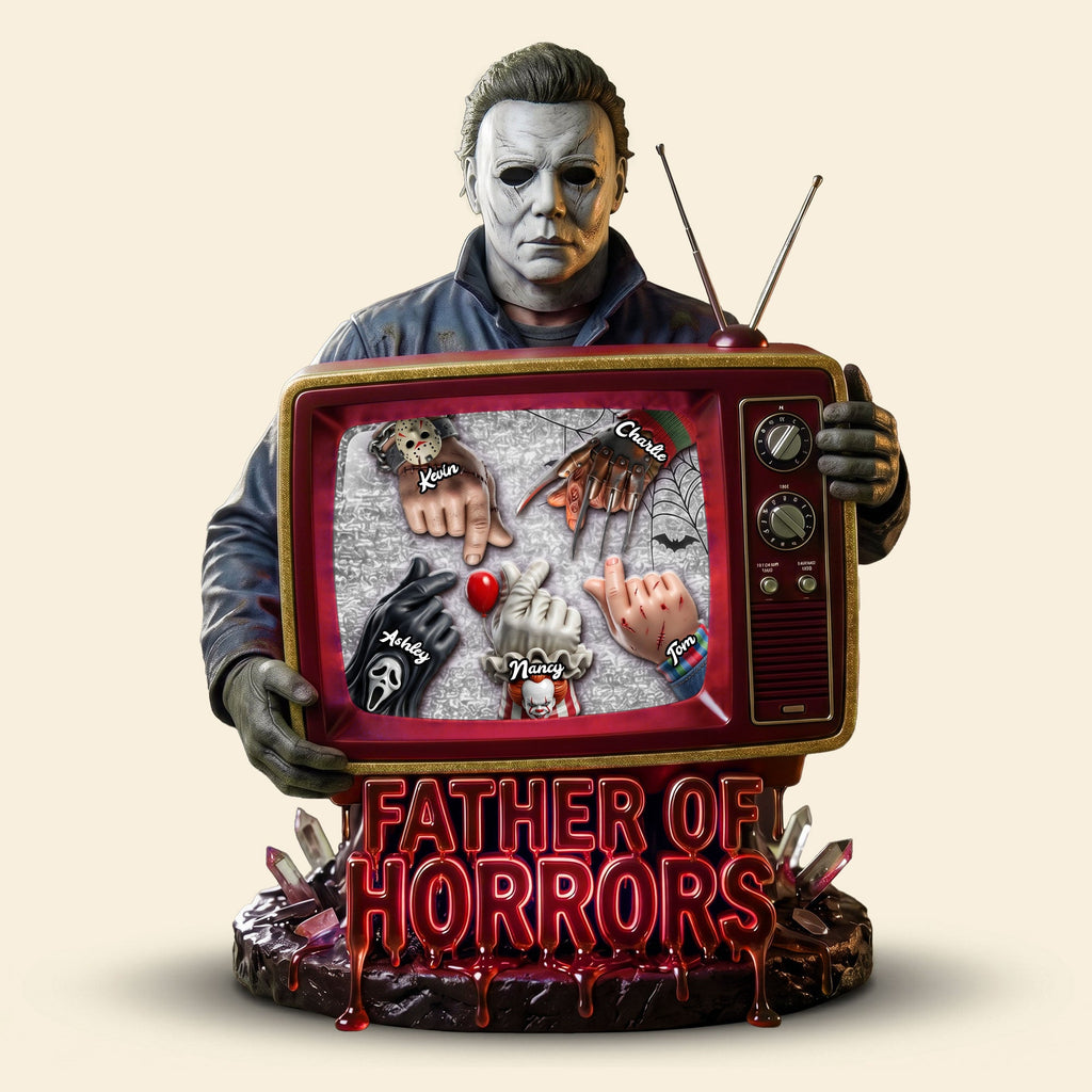 Dark Horror Dad Light Box - Personalized Gift For Dads 02PATI250426