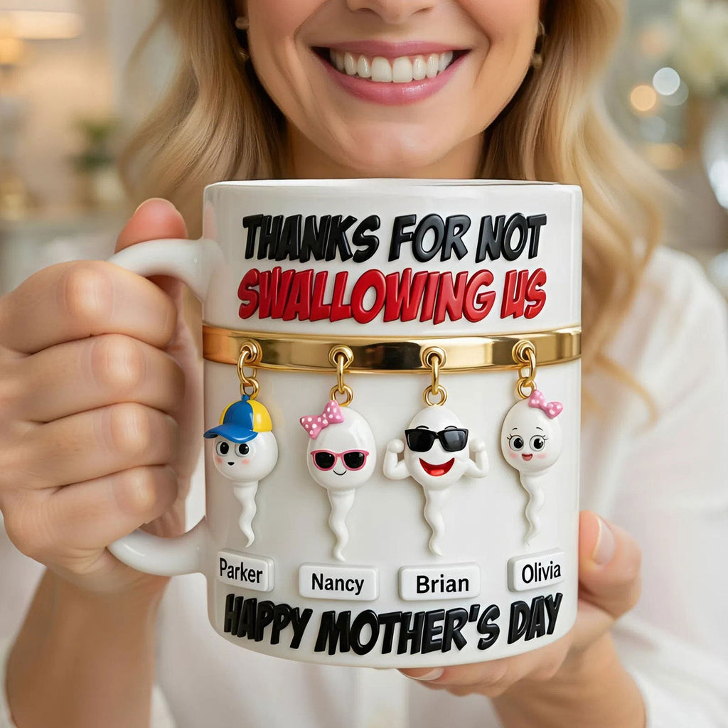 Funny Sperm Kids Coffee Mug - Personalized Gifts For Mom 04OHTI080426