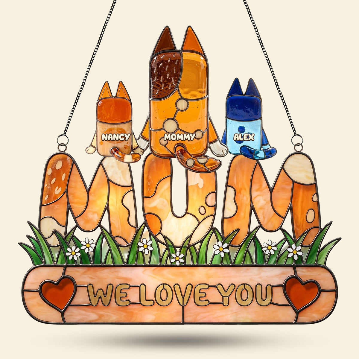Love You Mom Suncatcher - Personalized Gifts For Mothers 03ohti170326