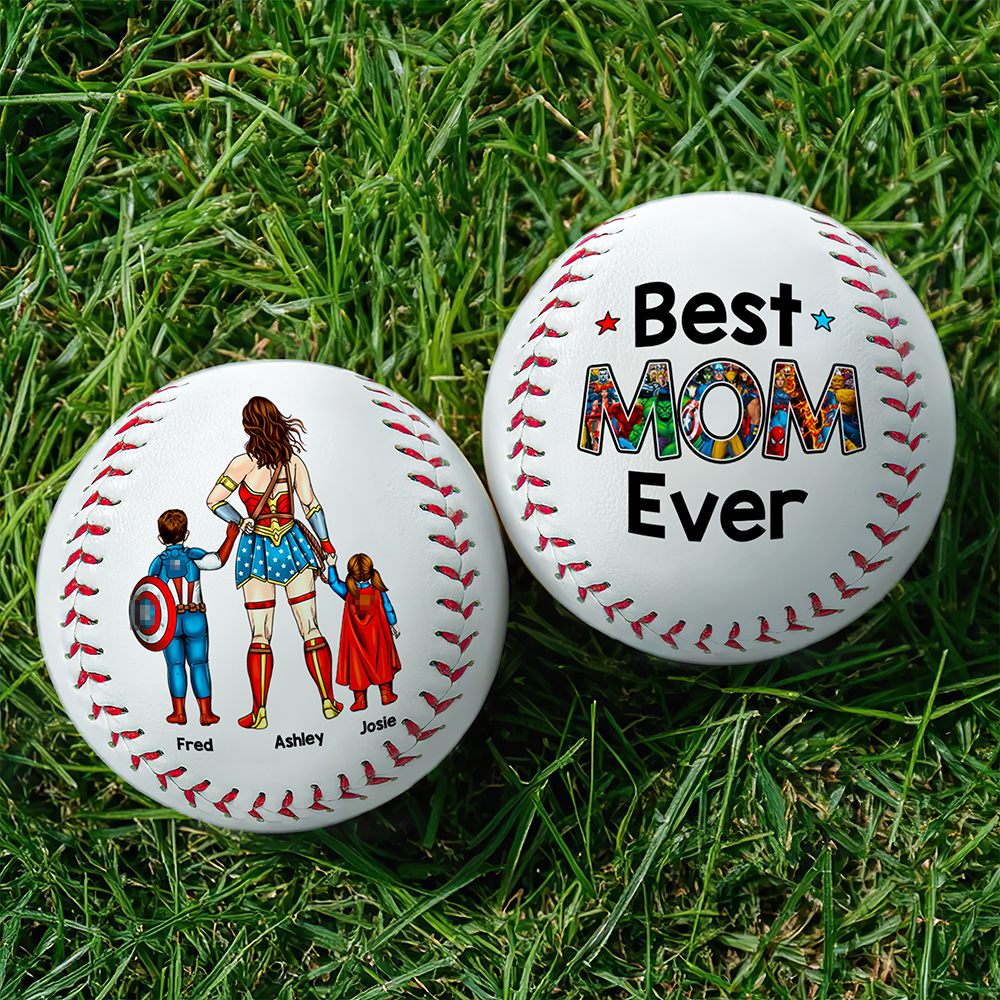 Powerful Mom And Kids Baseball  - Personalized Gift For Mother's Day Baseball 01ACHU240426PA