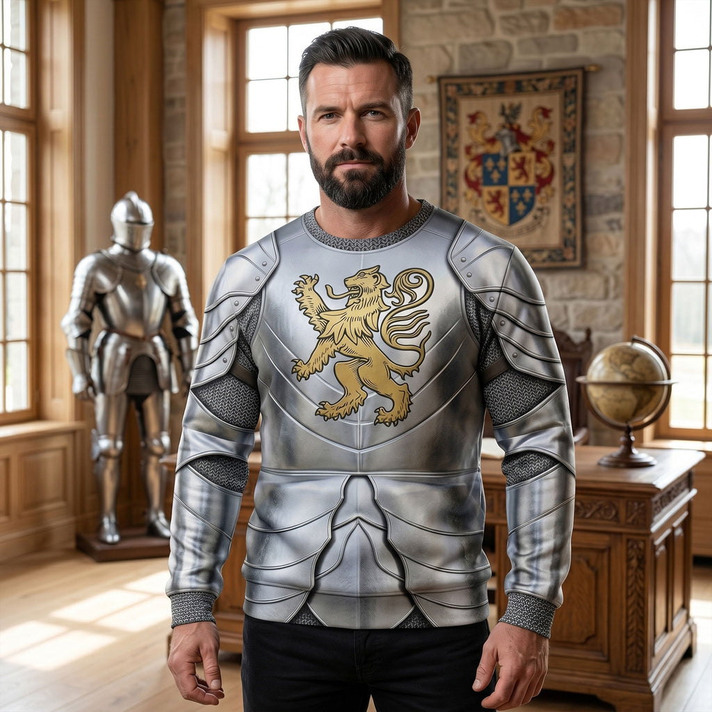 Royal Knight Armor Shirt - Personalized Gifts 01huti030626