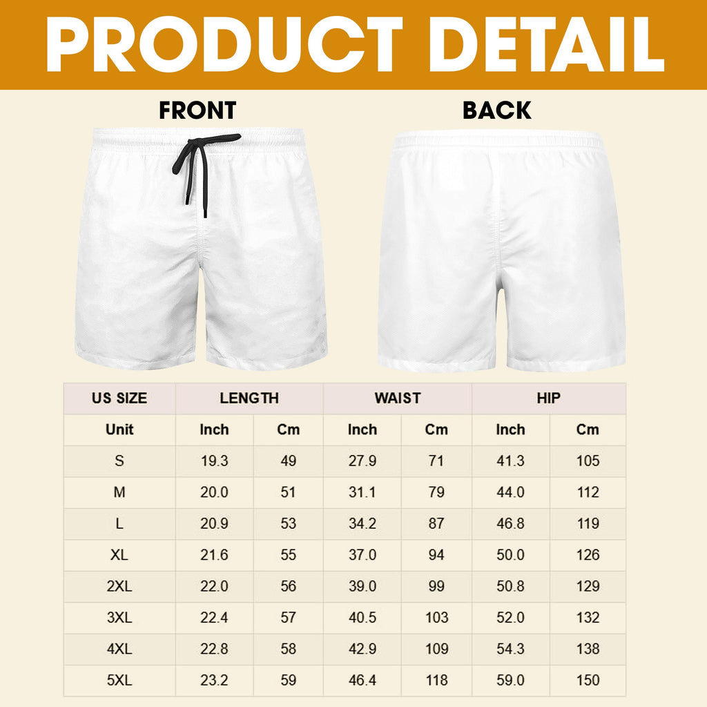 Skull Men's Beach Shorts - Personalized Gifts For Him 05ohlu030726