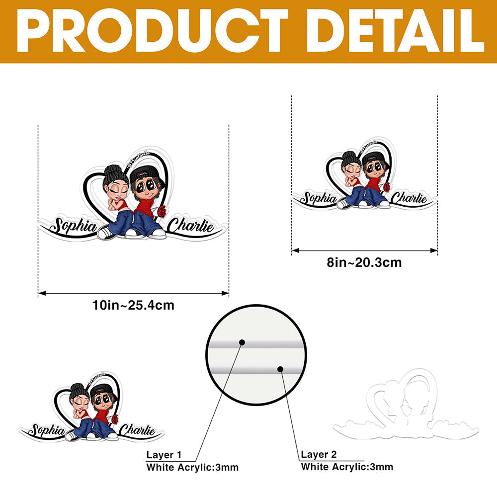 Lovely Characters Retro Light Box - Personalized Gifts 01natn240626