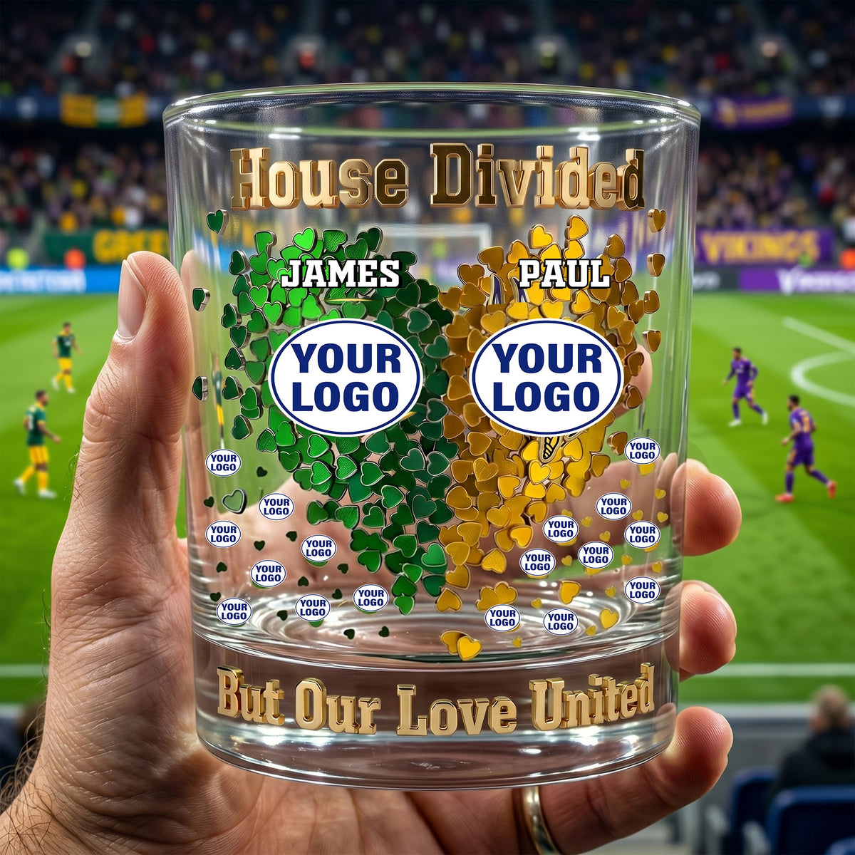 Love United Drinking Glass - Personalized Gifts For Couples 05ohlu170626