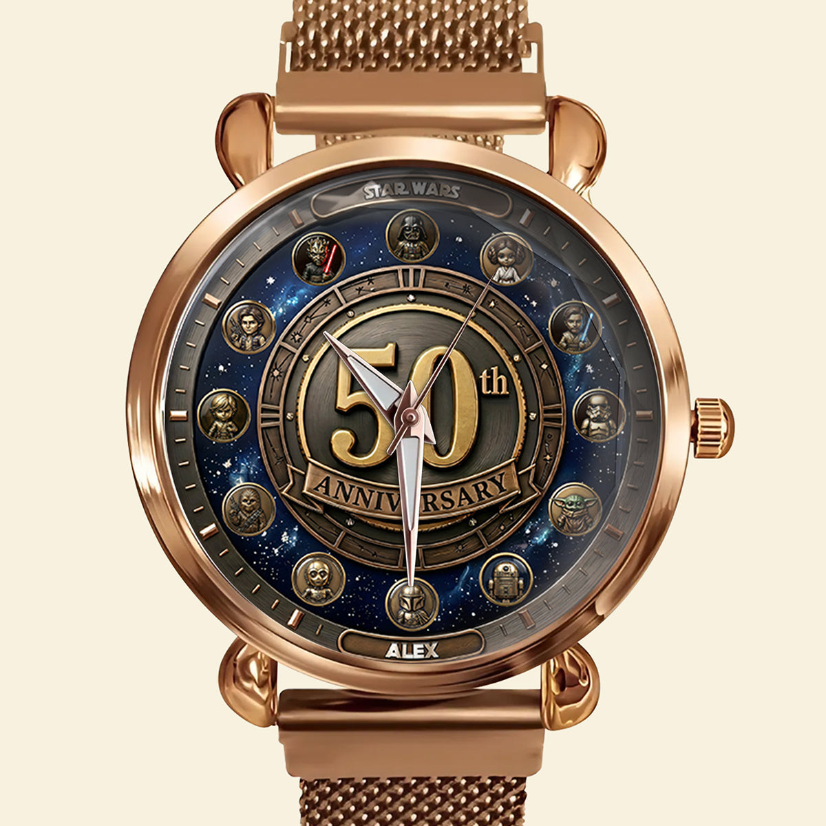 Legendary Warriors Mesh Strap Quartz - Personalized Gifts 02hata290626